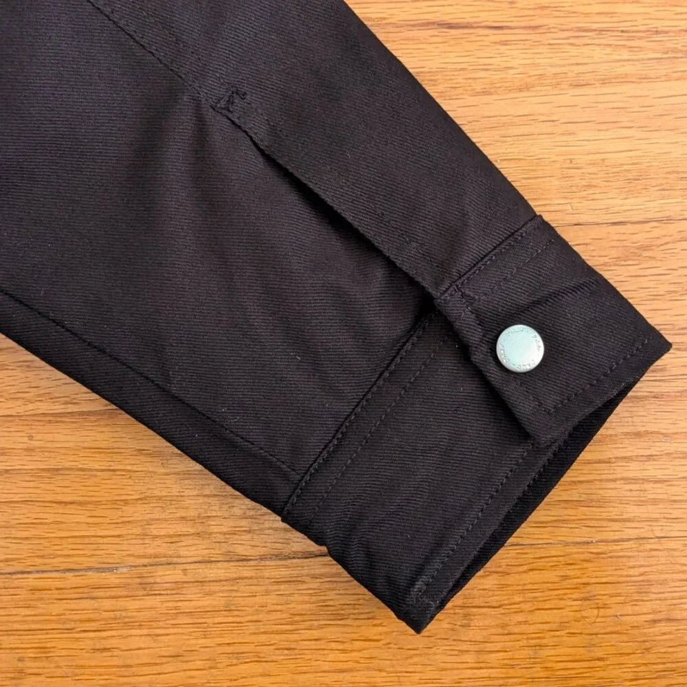 Zara // Pocket Overshirt // Black // S